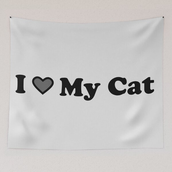 Item preview, I Heart My Cat (Grey) designed and sold by nklange240.