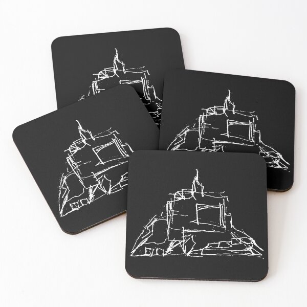 Item preview, Copy of Mont Saint Michel - Sketch Design - White Version designed and sold by Lucie Jamais.