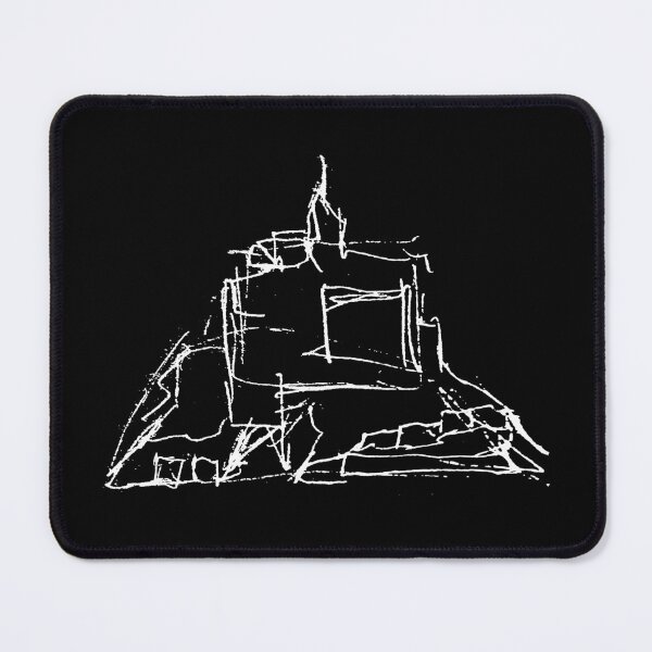 Item preview, Copy of Mont Saint Michel - Sketch Design - White Version designed and sold by Lucie Jamais.