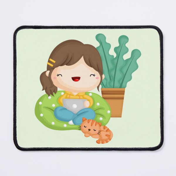 Item preview, Homeoffice Girl designed and sold by kawaiistudio.