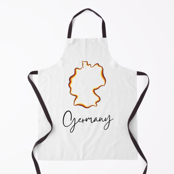 Item preview, Germany Map Outline With Flag Colors & Germany in Black Letters designed and sold by hijackhippo.