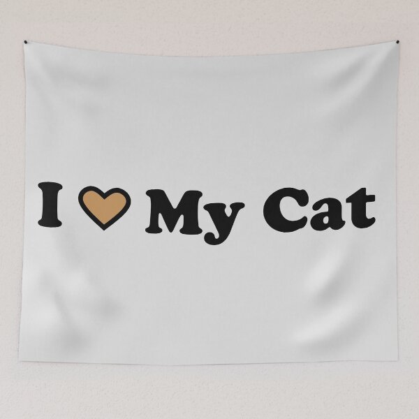 Item preview, I Heart My Cat (Orange) designed and sold by nklange240.