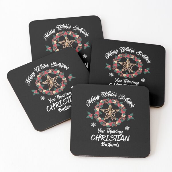 Item preview, Merry Winter Solstice You Thieving Christian Saying designed and sold by Dressed For  Duty.