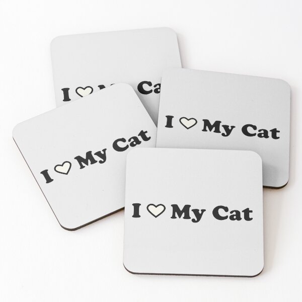 Item preview, I Heart My Cat (White) designed and sold by nklange240.