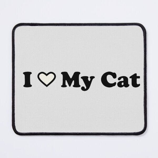 Item preview, I Heart My Cat (White) designed and sold by nklange240.
