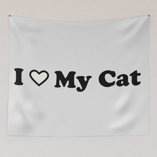 Item preview, I Heart My Cat (White) designed and sold by nklange240.