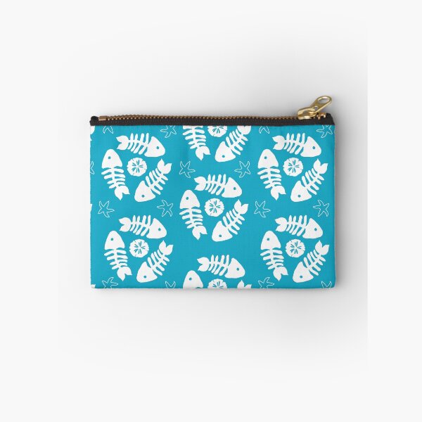 Item preview, Fishbone Dance Aqua designed and sold by creativebeeshop.