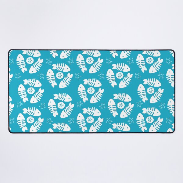 Item preview, Fishbone Dance Aqua designed and sold by creativebeeshop.
