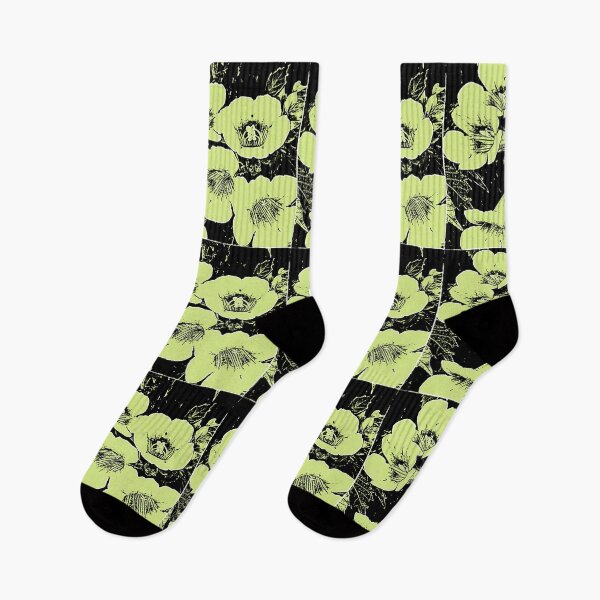 Item preview, Floral Abstract-Lime Green and Black designed and sold by Susan Werby.
