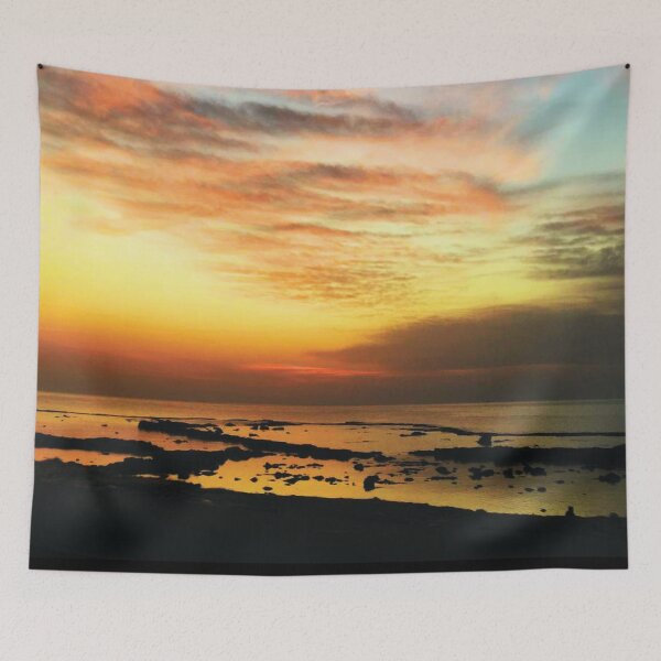 Item preview, Sea Sky Sunset Nature Beauty Meditation designed and sold by IrisDesign20.