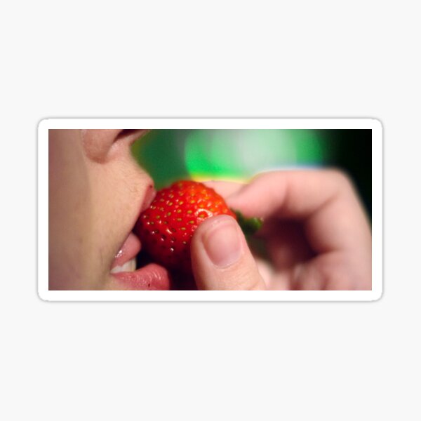 Strawberries on a Summer Evening Sticker