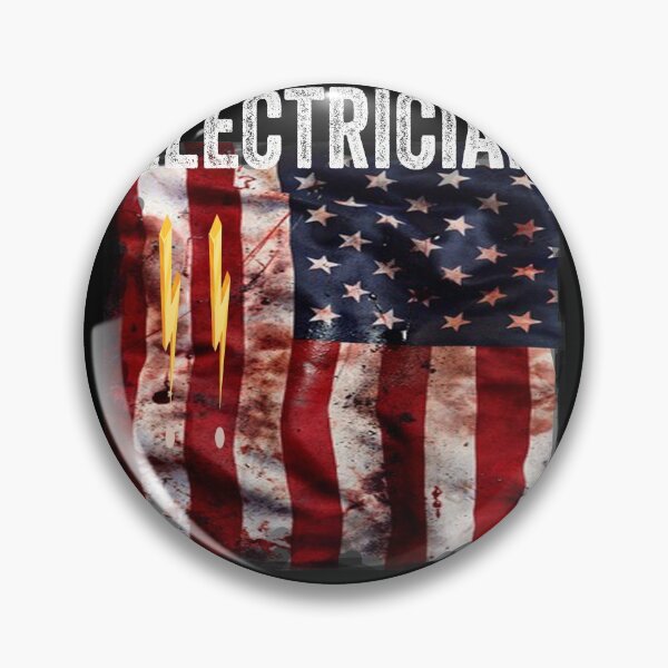 Item preview,  Electrician Vintage American Flag designed and sold by boyastore.