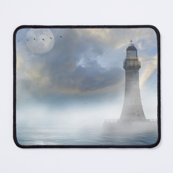 Item preview, Roker Lighthouse by Moonlight (The North Sea) designed and sold by MoragBates.