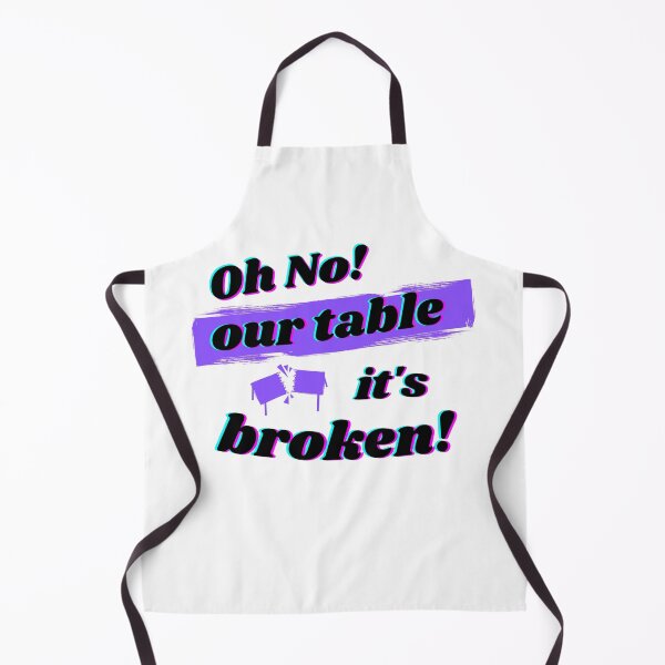 Item preview, Oh no! our table, it's broken! designed and sold by earthlingsmerch.