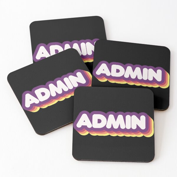 Item preview, 80s Retro Admin designed and sold by TiltedBearDsign.