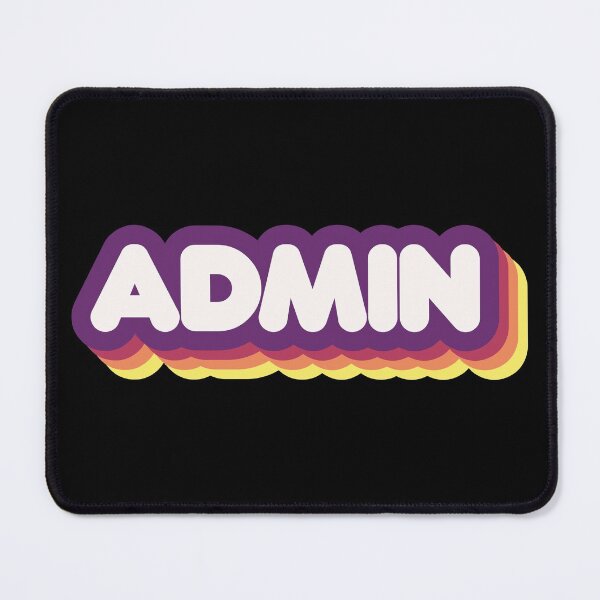 Item preview, 80s Retro Admin designed and sold by TiltedBearDsign.