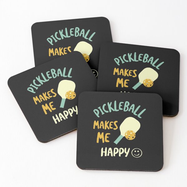 Item preview, Pickleball Makes Me Happy  designed and sold by whyitsme.