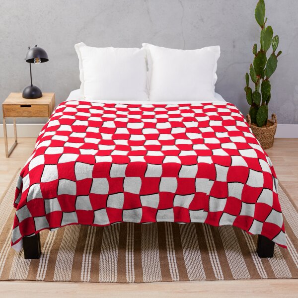 Item preview, red curved checkers designed and sold by Jessiwins19.