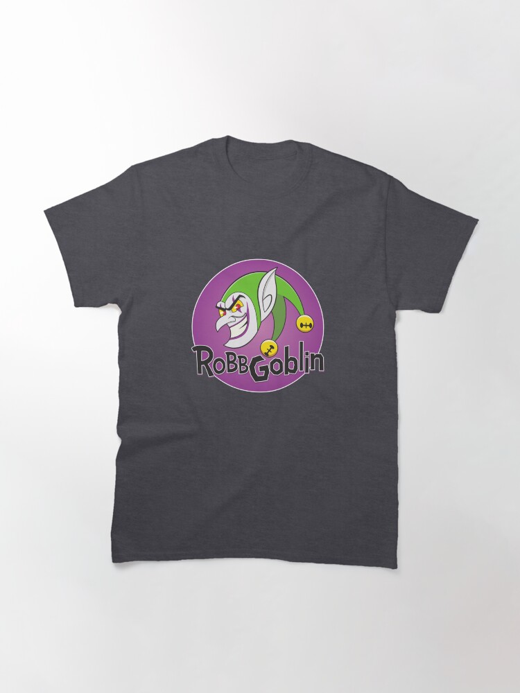 Thumbnail 3 of 7, Classic T-Shirt, RobbGoblin logo designed and sold by Robbgoblin.