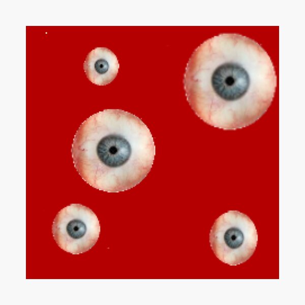 Item preview, red eye pattern designed and sold by madison easley.