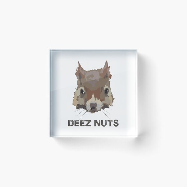 Item preview, Big Squirrel Face Funny Meme Deez Nutz Humor Animal Meme designed and sold by Rabbitti.