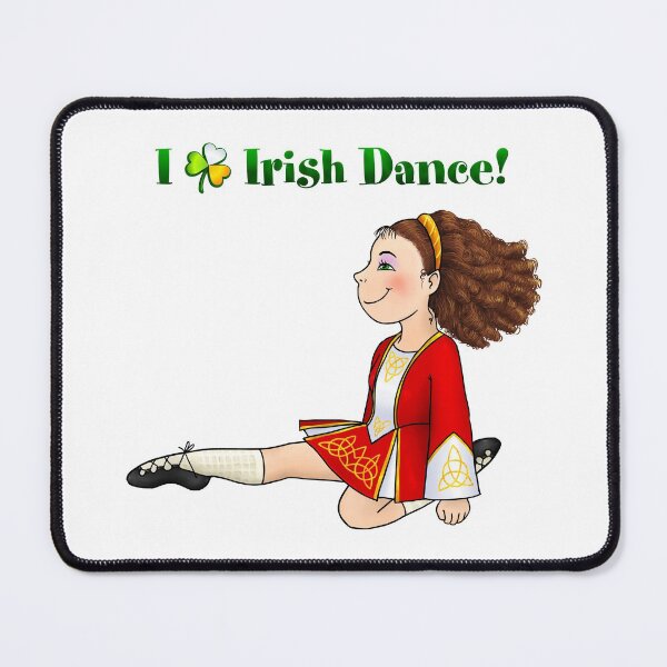 Item preview, Irish dance girl in red dress designed and sold by Art of Sun.