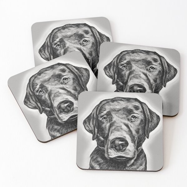 Item preview, Labrador Drawing - Hand drawn image of a working Labrador designed and sold by LizTodd.