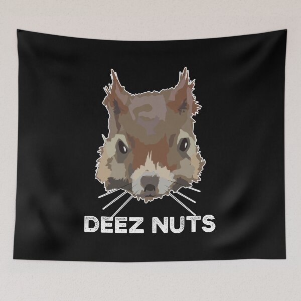 Item preview, Big Squirrel Face Funny Meme Deez Nutz Humor Animal Meme designed and sold by Rabbitti.