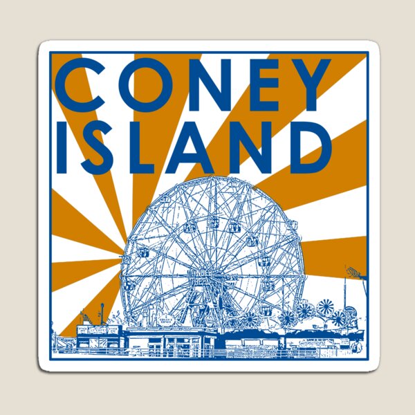 Item preview, Coney Island designed and sold by Decal Mania.