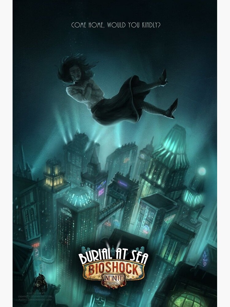 Bioshock Infinite : Burial At Sea - Poster  Bioshock infinite, Bioshock,  Bioshock art