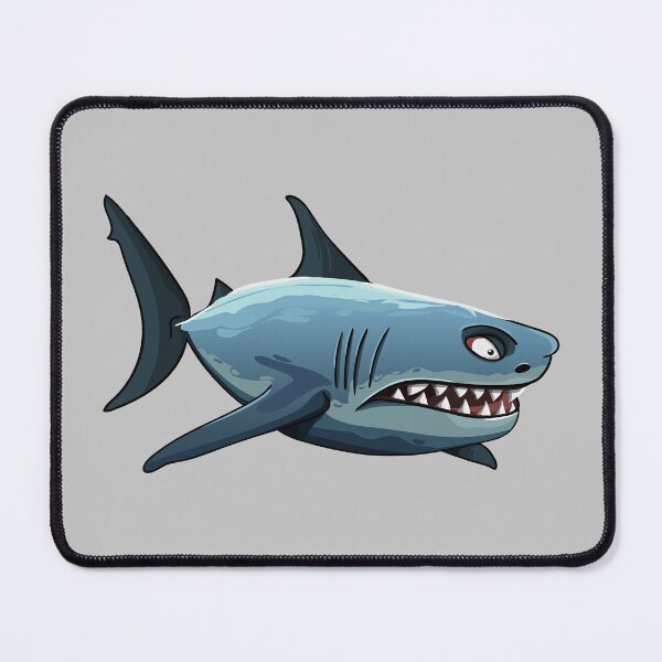 Item preview, Angry and Dangerous Blue Shark designed and sold by BerryCats.