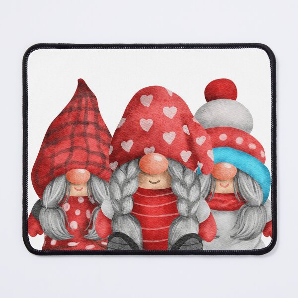 Item preview, girl gnome christmas designed and sold by naturehikers.