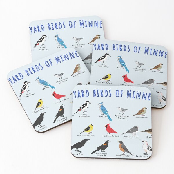 Item preview, Backyard birds of Minnesota winter designed and sold by AndyMcBird.
