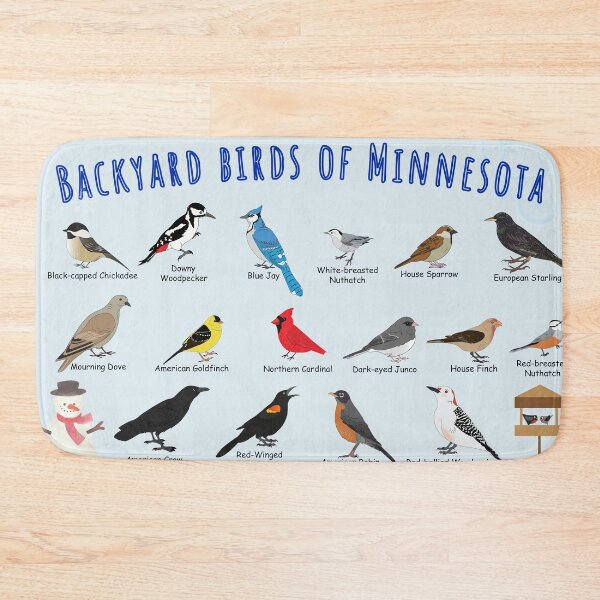 Item preview, Backyard birds of Minnesota winter designed and sold by AndyMcBird.
