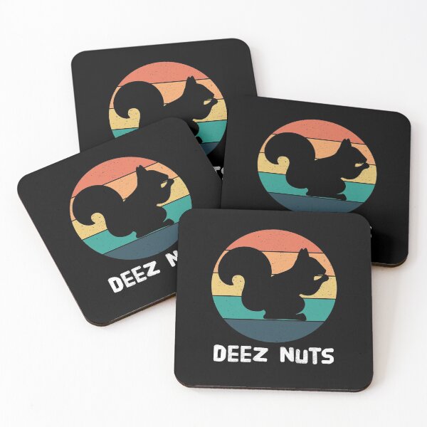 Item preview, Vintage Sunset Funny Squirrel Meme Deez Nutz Humor designed and sold by Rabbitti.