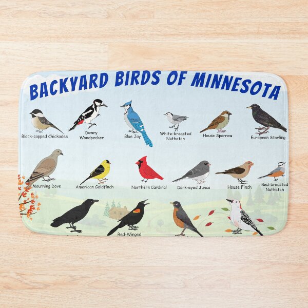 Item preview, Backyard Birds of Minnesota Autumn designed and sold by AndyMcBird.
