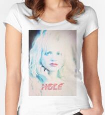 Pretty on the Inside (Hole) Women's Fitted Scoop T-Shirt