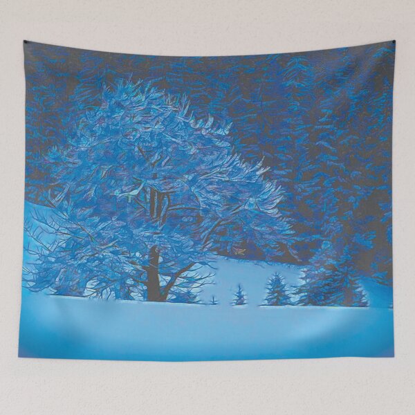Item preview, Deep blue winter designed and sold by Ingrid Hütten.