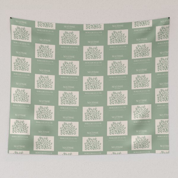 Item preview, Heneri  matisse Papiers Découpés  the sheaf cut out mint green designed and sold by AntiqueGallery.