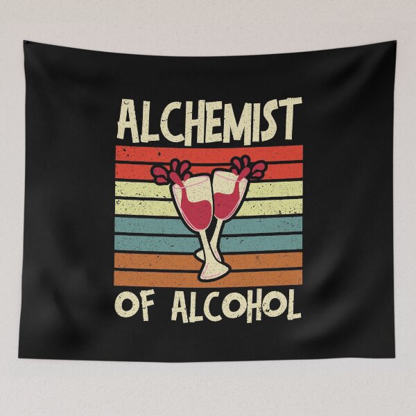 Item preview, Alchemist of Alcohol Cocktail Barkeeper designed and sold by MooonTees.