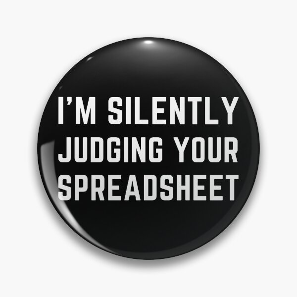 Item preview, I'm Silently Judging Your Spreadsheet Funny Accountant  designed and sold by CuteLovelyDesigns.