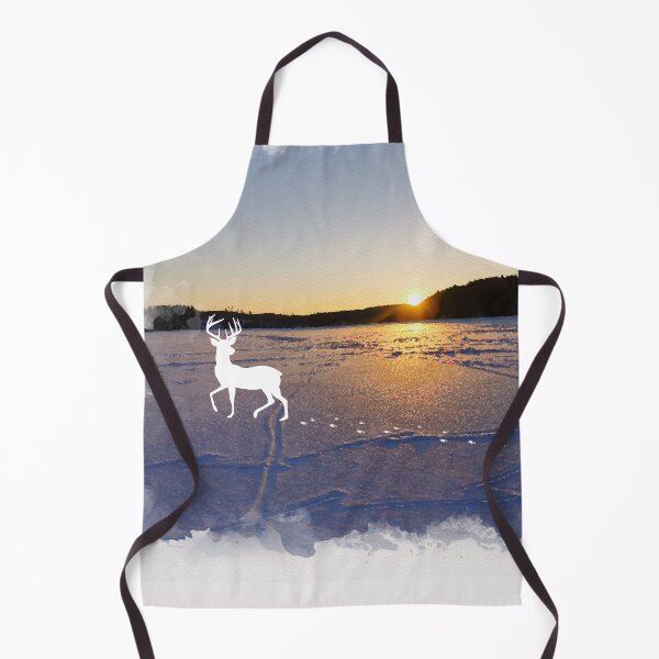 Item preview, Deer walking in the winter sunset designed and sold by Lorredraw.