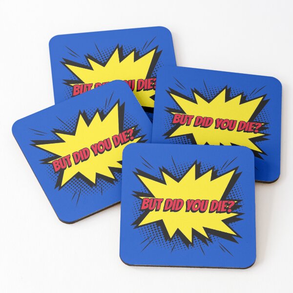 Item preview, But did you die? comic kapow style artwork designed and sold by CreatedbyJR.