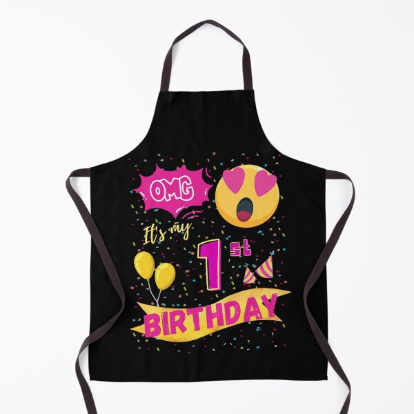 Item preview, OMG It's My 1st Birthday Emoji Love Eye designed and sold by singRsong.