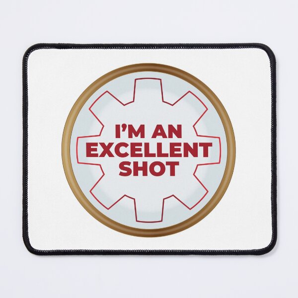 Item preview, I'm An Excellent Shot (Aim - Red) designed and sold by FilipeFerreira.