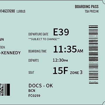 Boarding Pass Sweatshirts & Hoodies for Sale