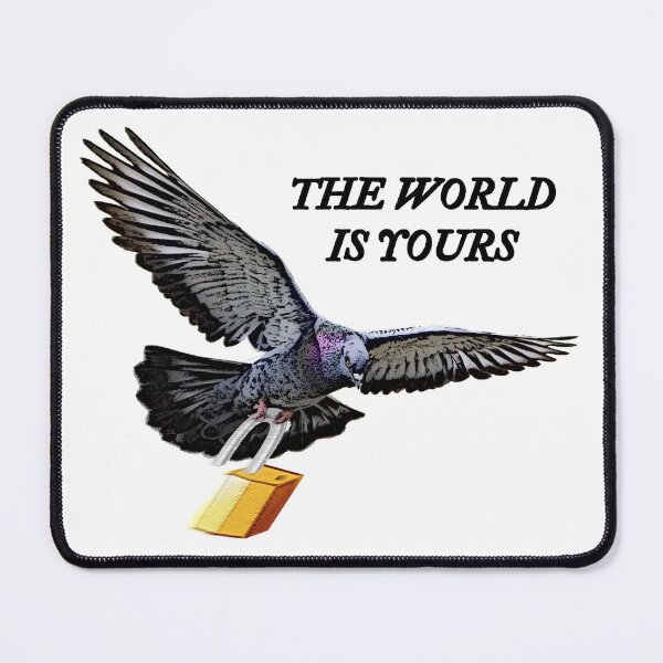 Item preview, Free As Fk - free pigeon - the world is yours designed and sold by UnseenCreations.