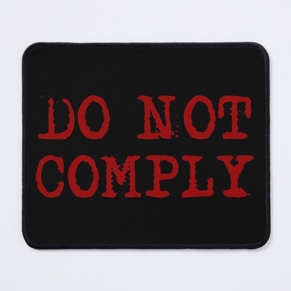 Item preview, Do not comply in typewriter font designed and sold by deynaaz.