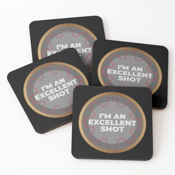 Item preview, I'm An Excellent Shot (Aim - Dark BG) designed and sold by FilipeFerreira.