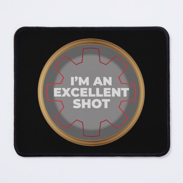 Item preview, I'm An Excellent Shot (Aim - Dark BG) designed and sold by FilipeFerreira.